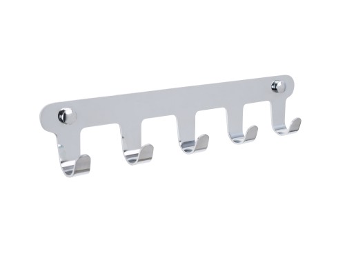 Планка 5 крючков Fixsen, FX-805-5, хром