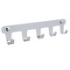 Планка 5 крючков Fixsen, FX-805-5, хром
