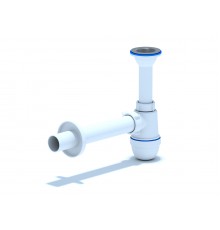 Сифон Ани 1 1/4"* 40с прямой трубой 40 мм, ANI PLAST
