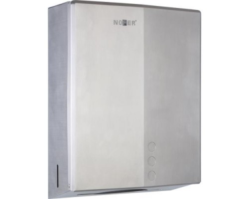 Диспенсер для бумажных полотенец из нержавеющей стали. Матовый