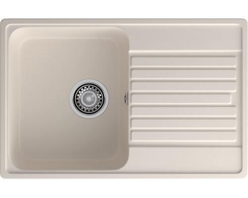 GranFest QUARZ (ECO-78) Мойка чаша+кр 740*480 (белый)