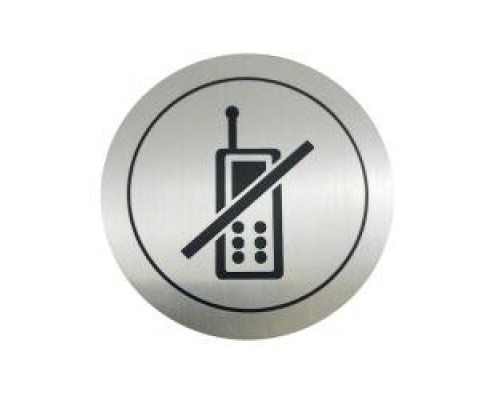 Табличка Nofer выключите звук телефонов