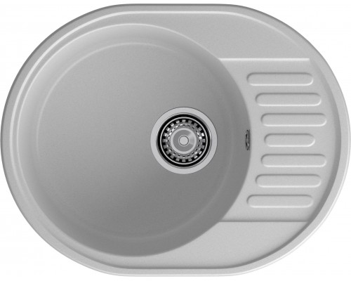 GranFest QUARZ (ECO-58) Мойка чаша+кр 620*480 (серый)