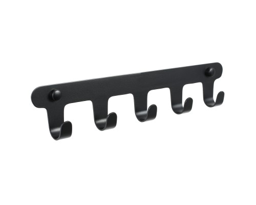 Планка 5 крючка Fixsen, FX-805B-5, черный
