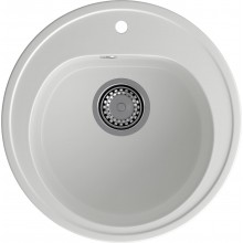 GRANFEST Мойка композит RONDO GF-R--510  508*505 мм  иней  арт.GF-
