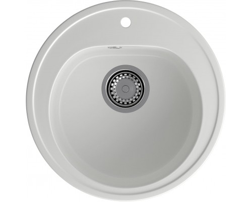 GRANFEST Мойка композит RONDO GF-R--510  508*505 мм  иней  арт.GF-