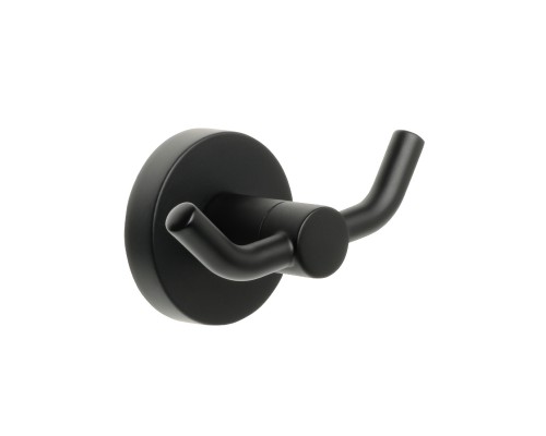 Крючок двойной черный FIXSEN Comfort Black (FX-86005A)