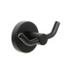 Крючок двойной черный FIXSEN Comfort Black (FX-86005A)