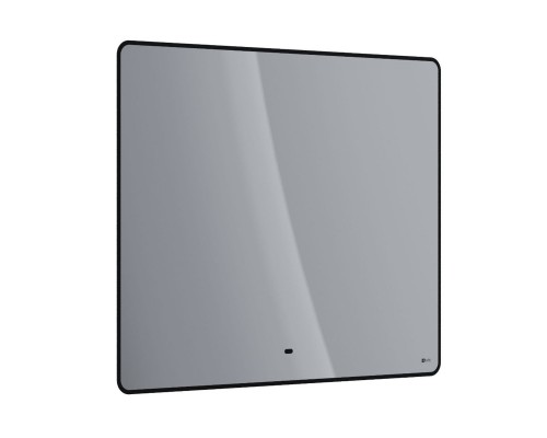 Зеркало Lemark MIOBLACK 100х80 см с интерьерной подсветкой, с подогревом