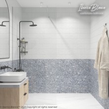 Душевая перегородка IBERICA BLANCA Mod.602 Walk In прозрачное стекло/хром 90х200см (IB602.SC.200.90)