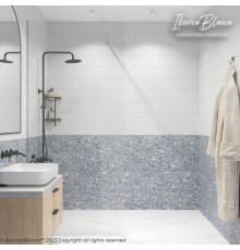 Душевая перегородка IBERICA BLANCA Mod.602 Walk In прозрачное стекло/хром 90х200см (IB602.SC.200.90)