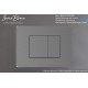 Кнопка смыва IBERICA BLANCA INOX-C нержавеющая сталь, вороненая сталь (IB.B011.008.000)