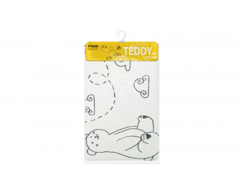 Коврик для ванной Fixsen Teddy Air 1-ый FX-6001T, белый, 50х80см