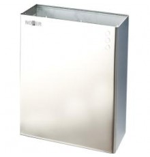 Контейнер для мусора настенный из нержавеющей стали глянцевый 23 л.