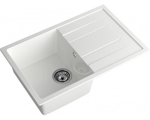 GRANFEST Мойка композит QUADRO GF-Q--780L  чаша с крылом 780*500 мм  иней арт.GF-