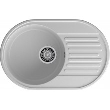 GranFest QUARZ (ECO-18) Мойка чаша+кр 740*480 (серый)