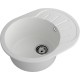 GRANFEST Мойка композит RONDO GF-R--580L  чаша с крылом 579*445 мм  иней арт.GF-