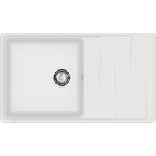 GRANFEST Мойка композит LEVEL, GF-LV-860L, чаш+кр 860*500, иней