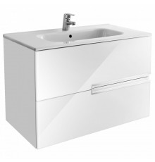 VICTORIA NORD Ice Edition Тумба под раковину VICTORIA 80, белый глянец, ROCA