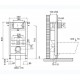 721703 Инсталляция EXPERT PLUS Sanitarblock (0400*0820*0150), механическая, OLI