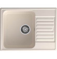 GranFest QUARZ (ECO-13) Мойка чаша+кр 620*480 (белый)