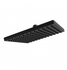 Верхний душ NARDIS S BLACK 23 см, черный матовый, BERGES