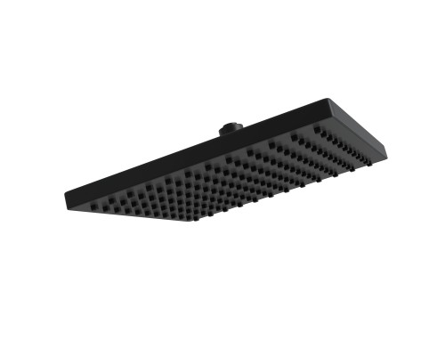 Верхний душ NARDIS S BLACK 23 см, черный матовый, BERGES