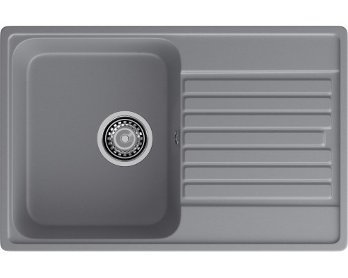 GranFest QUARZ (ECO-78) Мойка чаша+кр 740*480 (темно-серый)