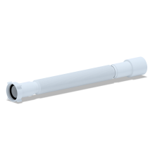ANI PLAST Гибкая труба 1 1/2"*40/50мм. удлиненная (длина мин-800мм., макс-1500мм.), ANI PLAST