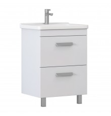 Тумба под раковину VIGO Nova 2-60 напольная белый (tn.NOV.MIR.60.2Y)