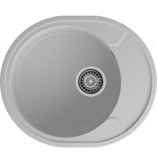 GRANFEST Мойка URBAN 857L  1-чаша+крыло 570*480мм серый арт.GF-UR-