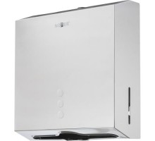 Диспенсер для бумажных полотенец Nofer из нержавеющей стали глянцевый