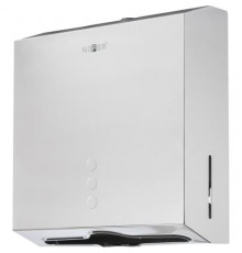 Диспенсер для бумажных полотенец Nofer из нержавеющей стали глянцевый