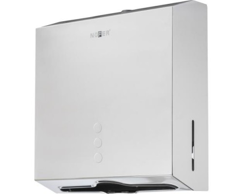 Диспенсер для бумажных полотенец Nofer из нержавеющей стали глянцевый