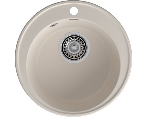 GranFest QUARZ (ECO-08) Мойка чаша D=480мм (белый)