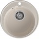 GranFest QUARZ (ECO-08) Мойка чаша D=480мм (белый)