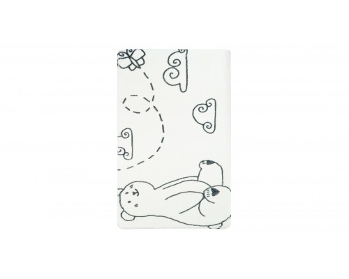 Коврик для ванной Fixsen Teddy Air 1-ый FX-6001T, белый, 50х80см