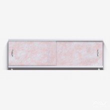 КЛАССИК Экран для ванны 170 см, полистирол,(розовый глянец-P11), ALAVANN