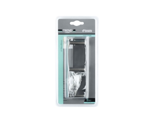 Планка 3 крючка  FIXSEN Trend Graphite (FX-98005-3)