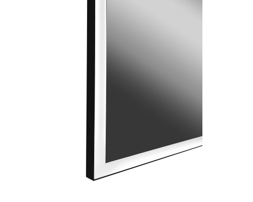 Зеркало "Solid Black LED" 600х800, реверсивное крепление