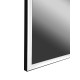 Зеркало "Solid Black LED" 600х800, реверсивное крепление