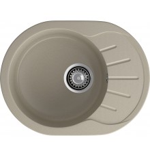 GRANFEST Мойка композит RONDO GF-R--580L  чаша с крылом 579*445мм  топаз арт.GF-