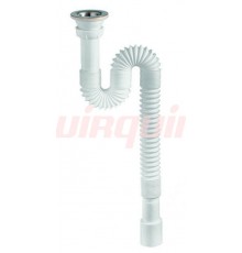 Сифон гофрированный 1¼ х 32/40 мм, L800 мм WIRQUIN