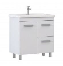 Тумба под раковину VIGO Nova 2-80 напольная белый (tn.NOV.MIR.80.1D.2Y)