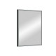 Зеркало "Solid Black LED" 600х800, реверсивное крепление