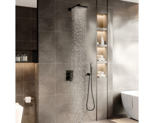 Душевой комплект NARDIS 2S BLACK, BERGES