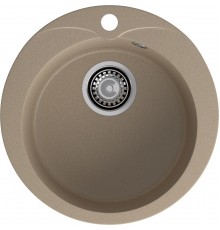 GRANFEST Мойка композит RONDO GF-R--480  D=480 мм  песочный  арт.GF-