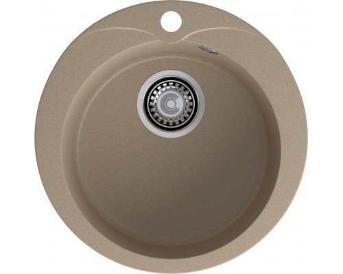 GRANFEST Мойка композит RONDO GF-R--480  D=480 мм  песочный  арт.GF-