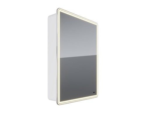 Шкаф зеркальный Lemark ELEMENT 60х80 см 1 дверный, петли справа, с подсветкой, с розеткой, цвет корп