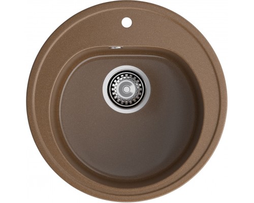 GRANFEST Мойка композит RONDO GF-R--510  D=510мм  терракот  арт.GF-